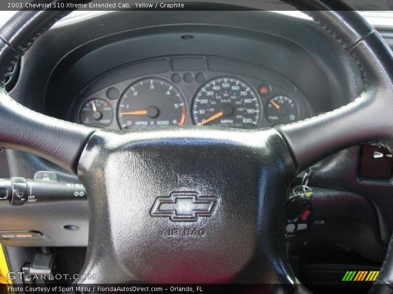 Yellow / Graphite 2003 Chevrolet S10 Xtreme Extended Cab