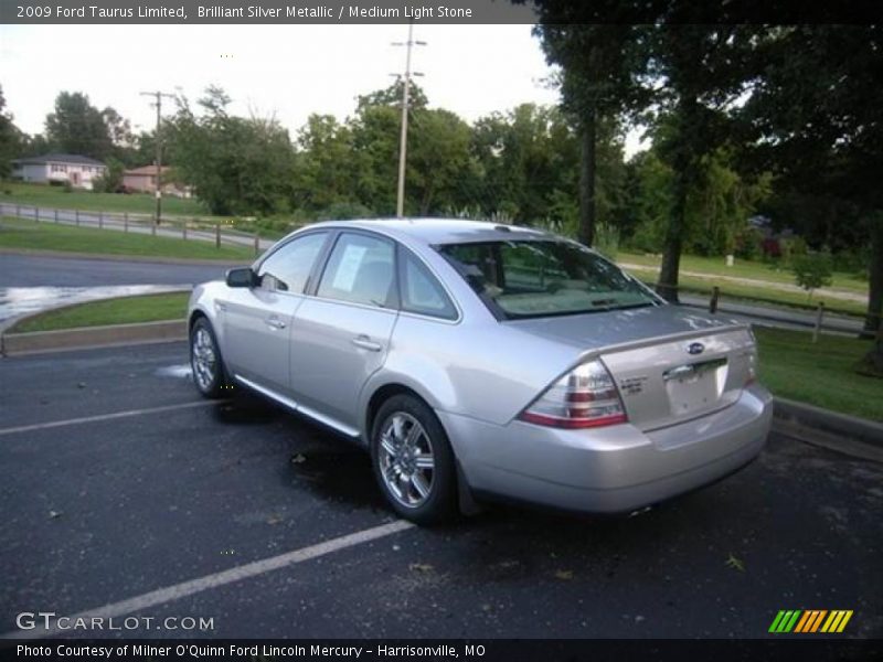 Brilliant Silver Metallic / Medium Light Stone 2009 Ford Taurus Limited