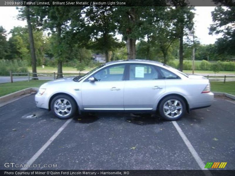 Brilliant Silver Metallic / Medium Light Stone 2009 Ford Taurus Limited