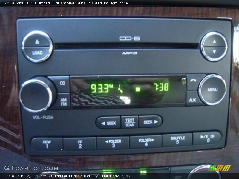 Brilliant Silver Metallic / Medium Light Stone 2009 Ford Taurus Limited