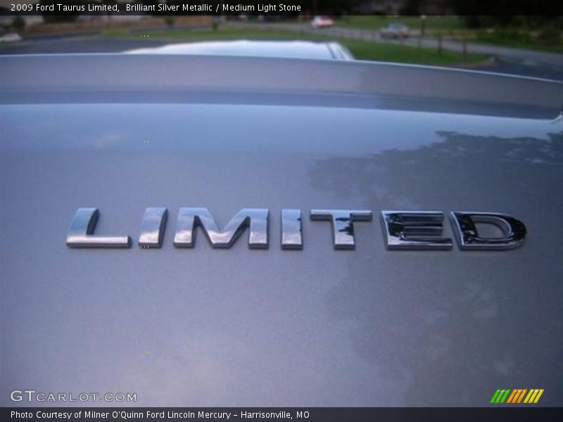 Brilliant Silver Metallic / Medium Light Stone 2009 Ford Taurus Limited