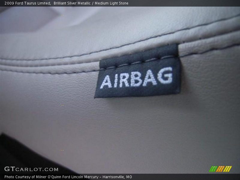 Brilliant Silver Metallic / Medium Light Stone 2009 Ford Taurus Limited