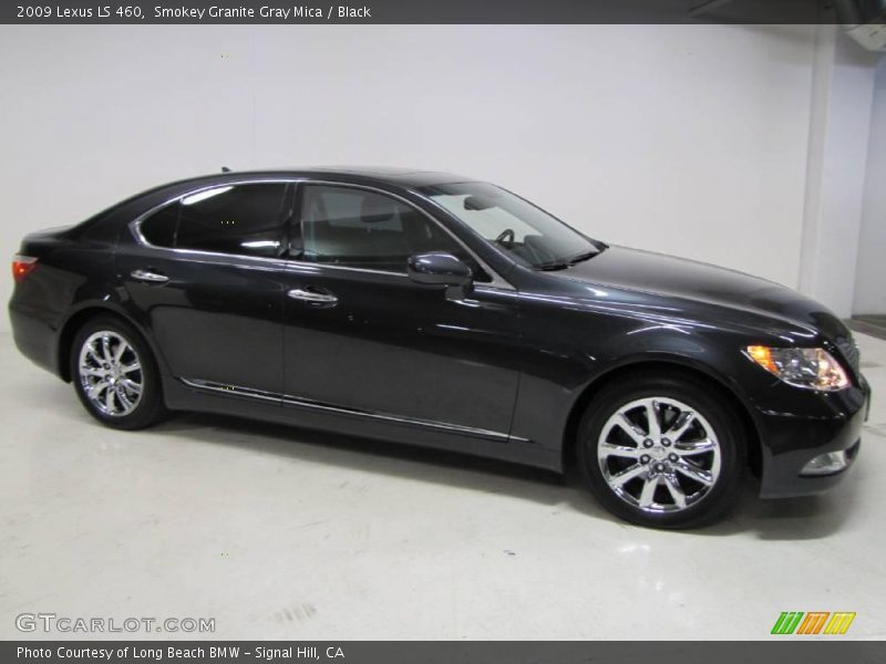 Smokey Granite Gray Mica / Black 2009 Lexus LS 460