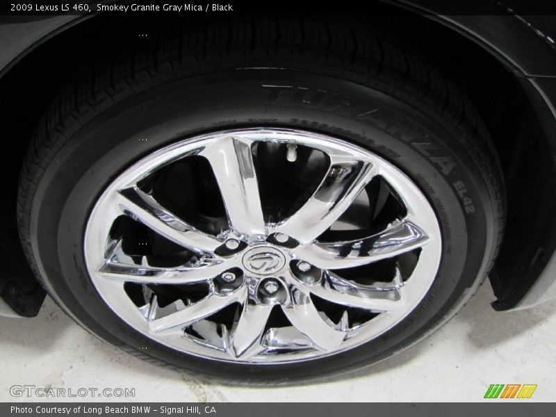 Smokey Granite Gray Mica / Black 2009 Lexus LS 460