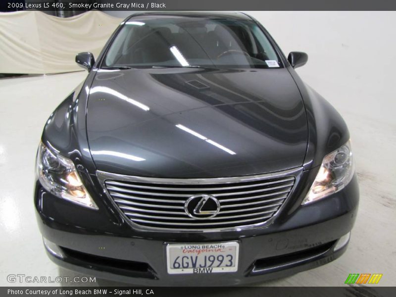 Smokey Granite Gray Mica / Black 2009 Lexus LS 460