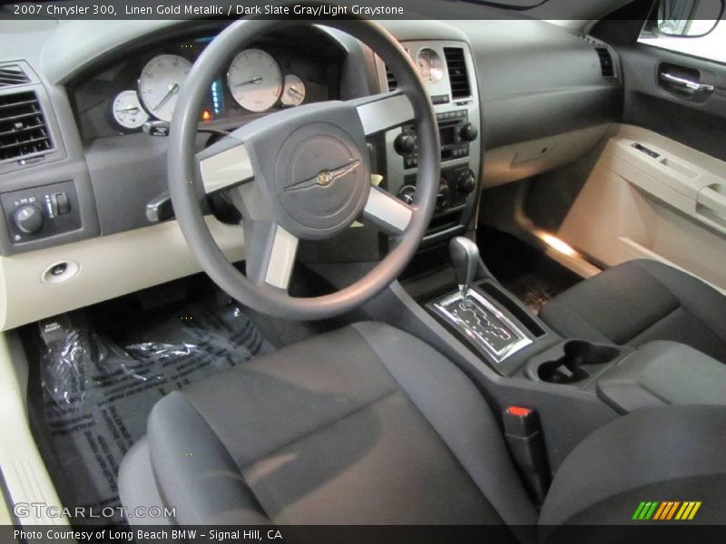 Linen Gold Metallic / Dark Slate Gray/Light Graystone 2007 Chrysler 300