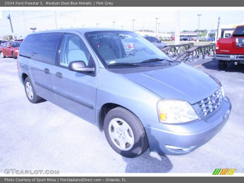 Medium Steel Blue Metallic / Flint Grey 2004 Ford Freestar S