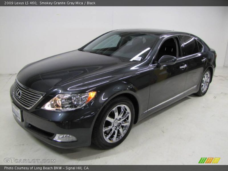 Smokey Granite Gray Mica / Black 2009 Lexus LS 460