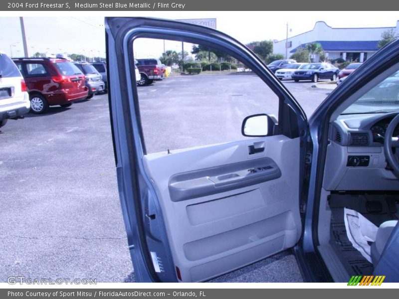 Medium Steel Blue Metallic / Flint Grey 2004 Ford Freestar S