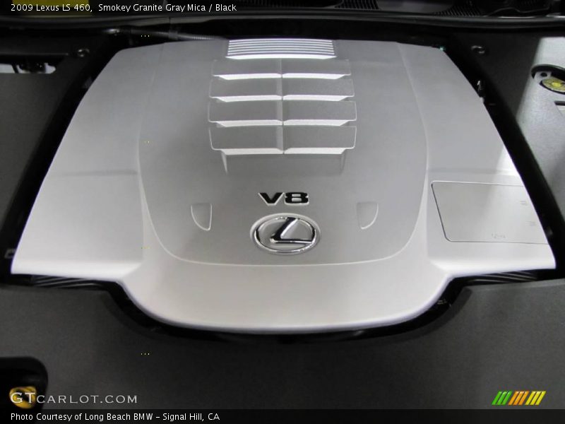 Smokey Granite Gray Mica / Black 2009 Lexus LS 460