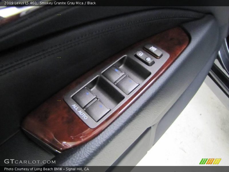 Smokey Granite Gray Mica / Black 2009 Lexus LS 460