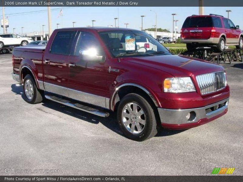 Dark Toreador Red Metallic / Dove Grey 2006 Lincoln Mark LT SuperCrew