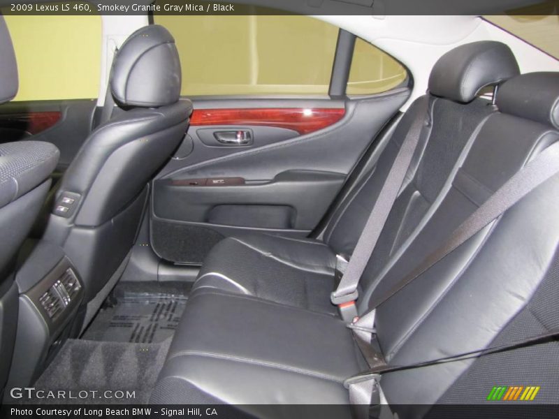 Smokey Granite Gray Mica / Black 2009 Lexus LS 460