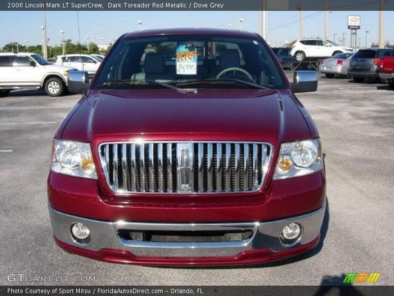 Dark Toreador Red Metallic / Dove Grey 2006 Lincoln Mark LT SuperCrew