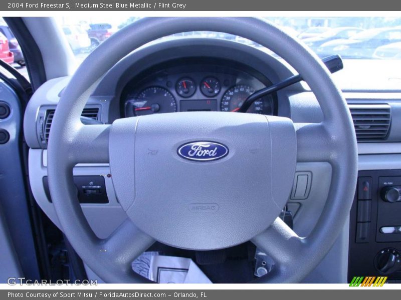 Medium Steel Blue Metallic / Flint Grey 2004 Ford Freestar S
