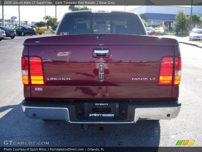 Dark Toreador Red Metallic / Dove Grey 2006 Lincoln Mark LT SuperCrew