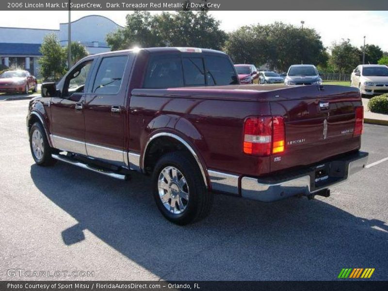 Dark Toreador Red Metallic / Dove Grey 2006 Lincoln Mark LT SuperCrew