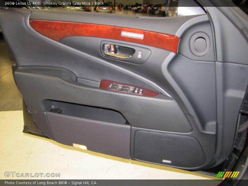 Smokey Granite Gray Mica / Black 2009 Lexus LS 460