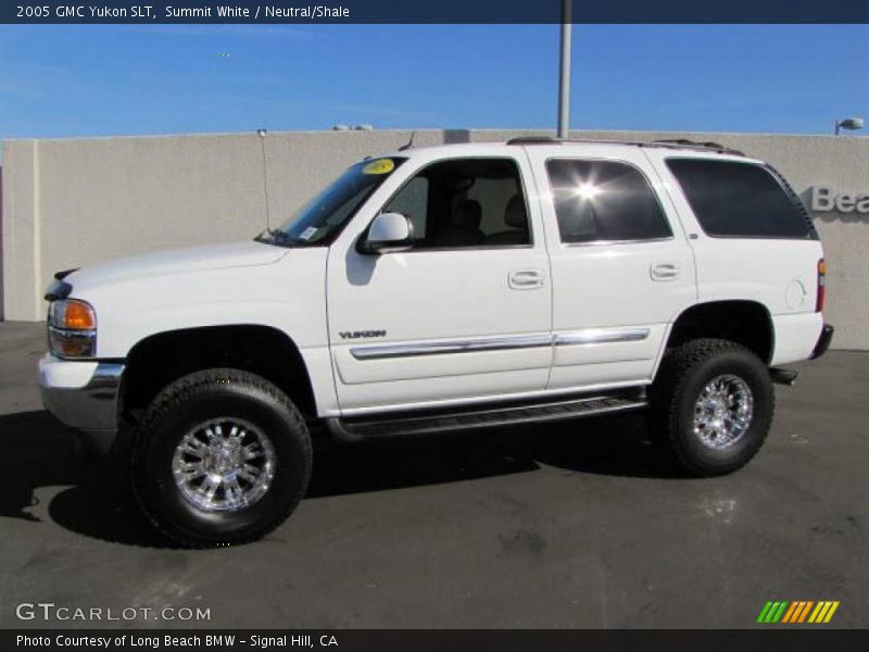 Summit White / Neutral/Shale 2005 GMC Yukon SLT