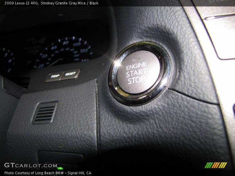 Smokey Granite Gray Mica / Black 2009 Lexus LS 460