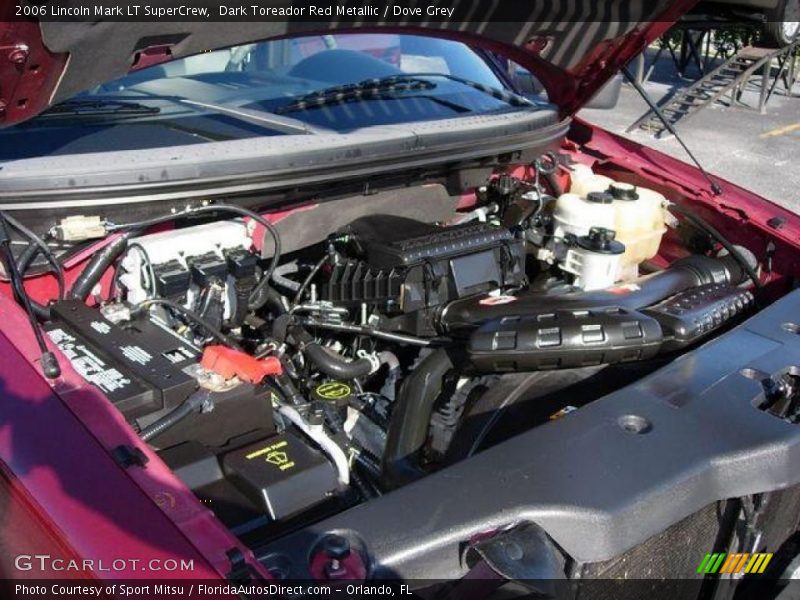 Dark Toreador Red Metallic / Dove Grey 2006 Lincoln Mark LT SuperCrew