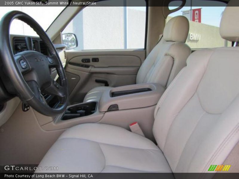 Summit White / Neutral/Shale 2005 GMC Yukon SLT