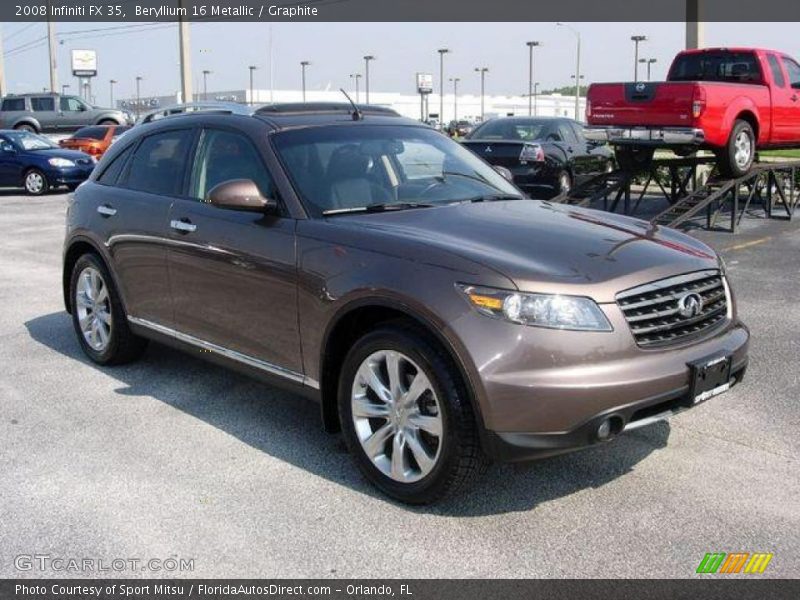 Beryllium 16 Metallic / Graphite 2008 Infiniti FX 35