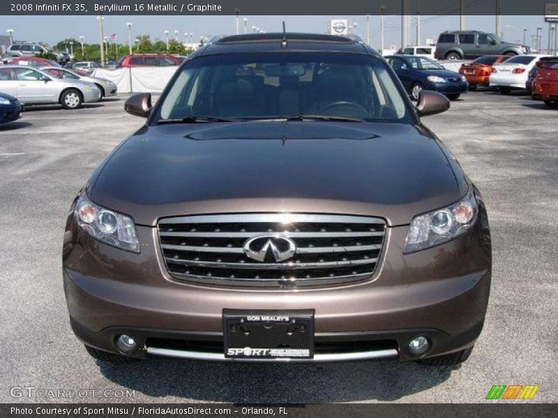 Beryllium 16 Metallic / Graphite 2008 Infiniti FX 35