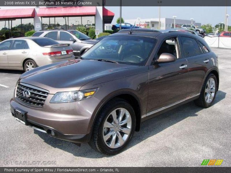 Beryllium 16 Metallic / Graphite 2008 Infiniti FX 35