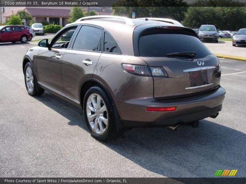 Beryllium 16 Metallic / Graphite 2008 Infiniti FX 35