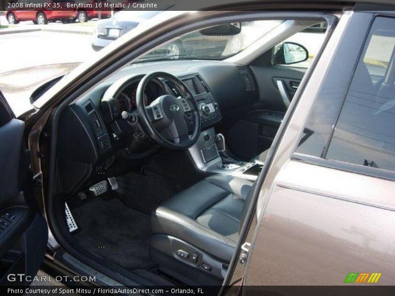 Beryllium 16 Metallic / Graphite 2008 Infiniti FX 35