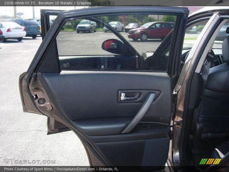Beryllium 16 Metallic / Graphite 2008 Infiniti FX 35