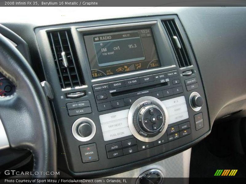 Beryllium 16 Metallic / Graphite 2008 Infiniti FX 35