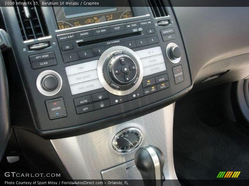 Beryllium 16 Metallic / Graphite 2008 Infiniti FX 35