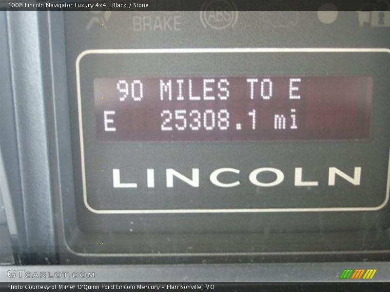 Black / Stone 2008 Lincoln Navigator Luxury 4x4