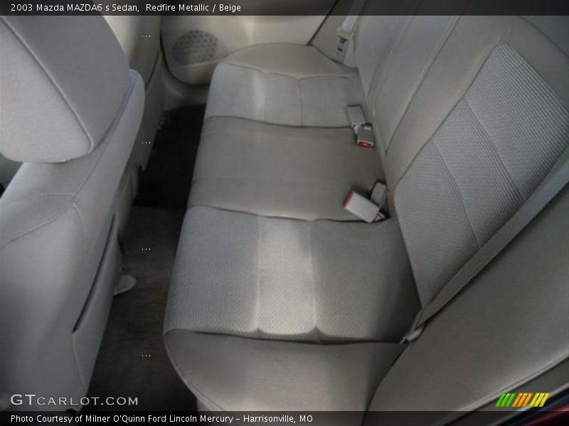 Redfire Metallic / Beige 2003 Mazda MAZDA6 s Sedan