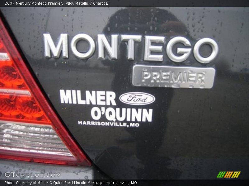 Alloy Metallic / Charcoal 2007 Mercury Montego Premier