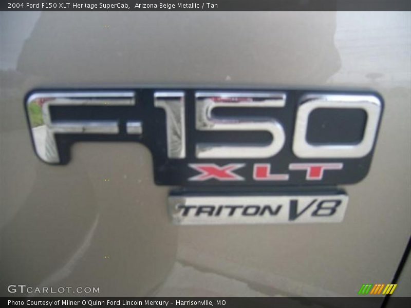 Arizona Beige Metallic / Tan 2004 Ford F150 XLT Heritage SuperCab