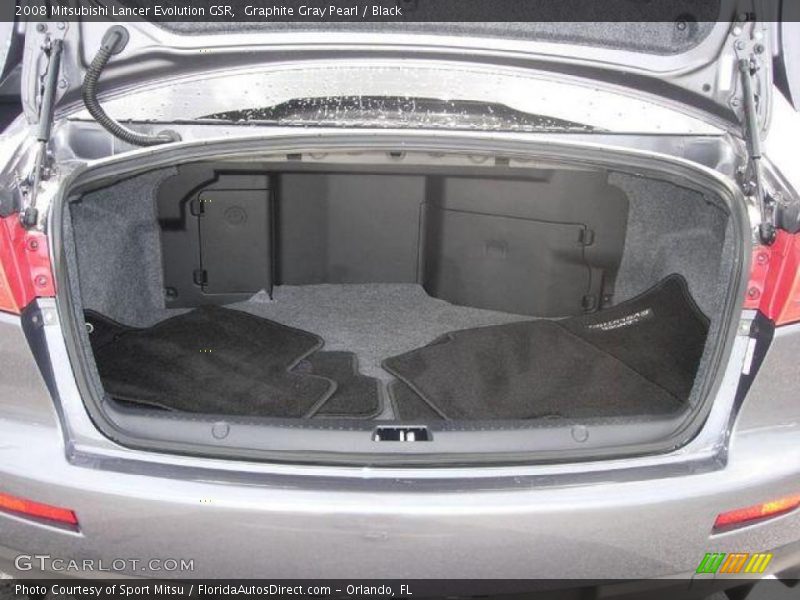 Graphite Gray Pearl / Black 2008 Mitsubishi Lancer Evolution GSR