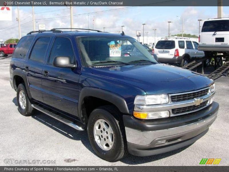 Bermuda Blue Metallic / Gray/Dark Charcoal 2006 Chevrolet Tahoe LS