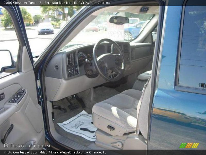 Bermuda Blue Metallic / Gray/Dark Charcoal 2006 Chevrolet Tahoe LS