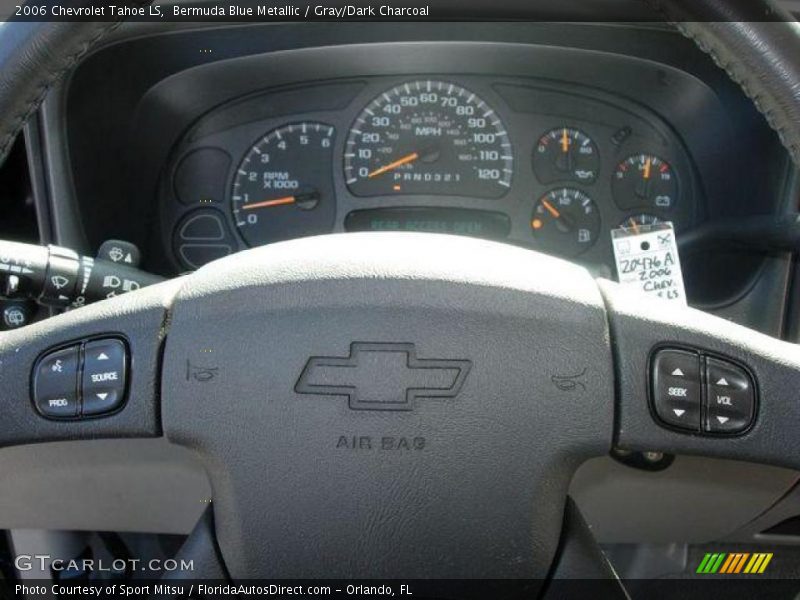 Bermuda Blue Metallic / Gray/Dark Charcoal 2006 Chevrolet Tahoe LS