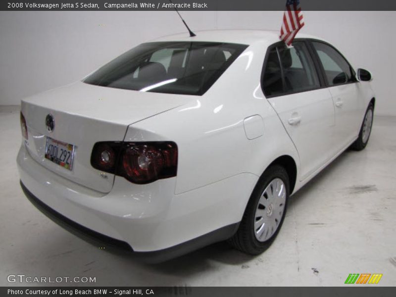 Campanella White / Anthracite Black 2008 Volkswagen Jetta S Sedan