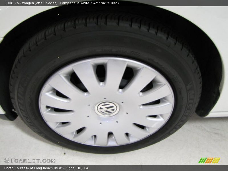 Campanella White / Anthracite Black 2008 Volkswagen Jetta S Sedan