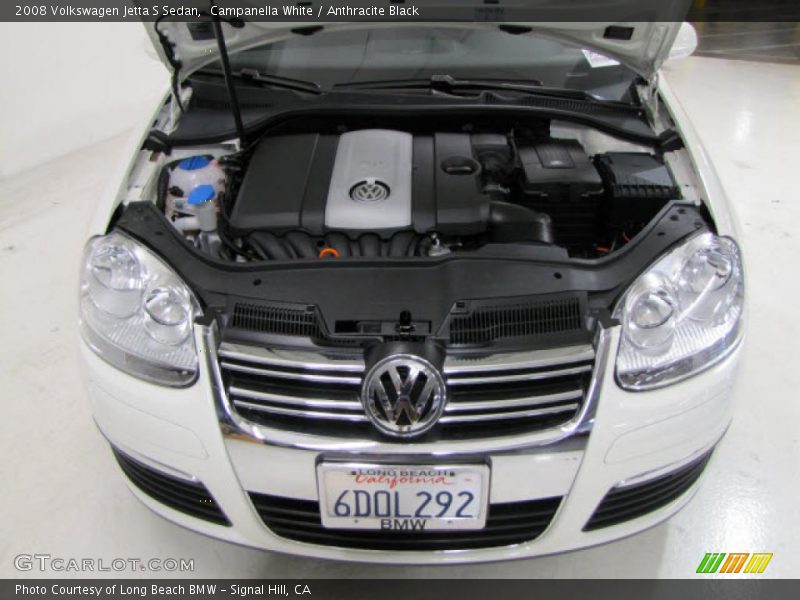 Campanella White / Anthracite Black 2008 Volkswagen Jetta S Sedan