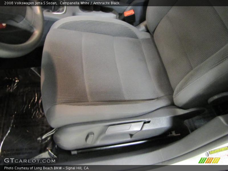 Campanella White / Anthracite Black 2008 Volkswagen Jetta S Sedan