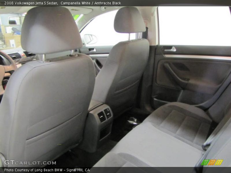 Campanella White / Anthracite Black 2008 Volkswagen Jetta S Sedan