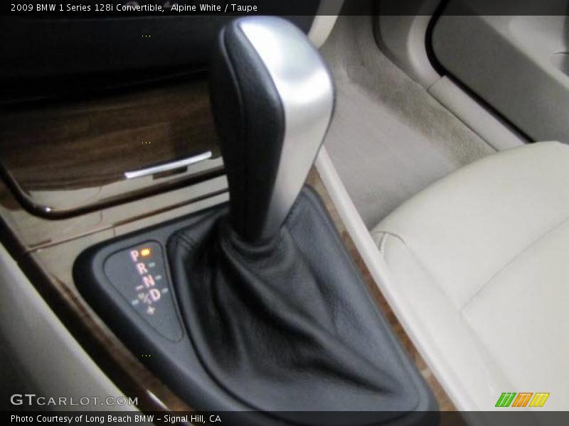 Alpine White / Taupe 2009 BMW 1 Series 128i Convertible