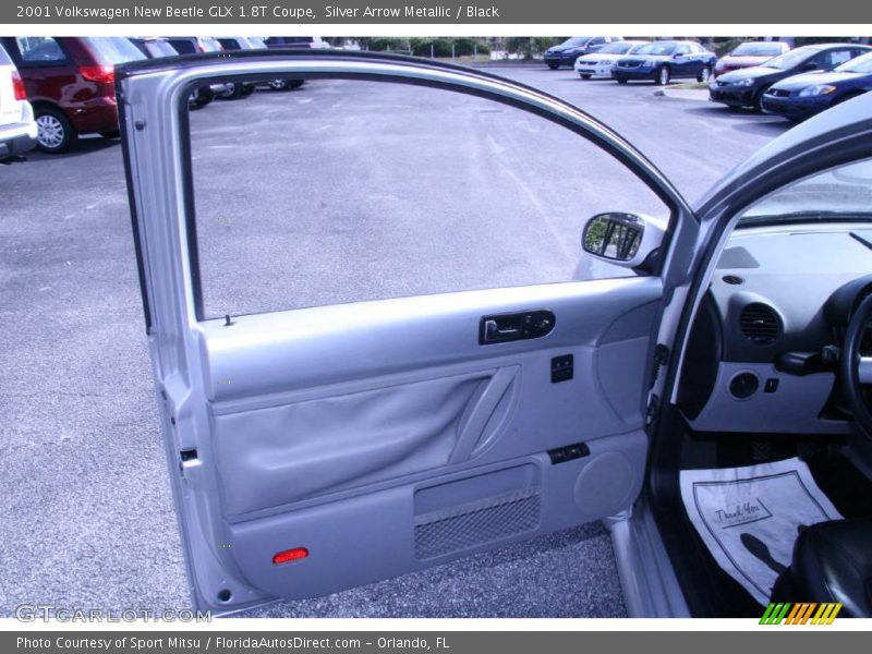 Silver Arrow Metallic / Black 2001 Volkswagen New Beetle GLX 1.8T Coupe