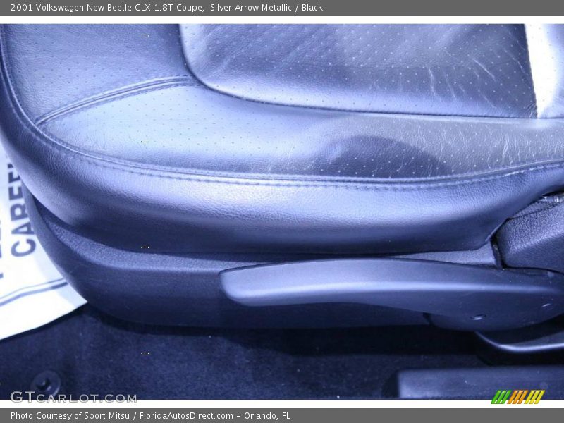 Silver Arrow Metallic / Black 2001 Volkswagen New Beetle GLX 1.8T Coupe